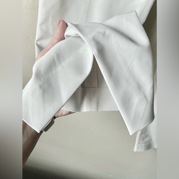 Helmut Lang White Slit Hem Trousers | 6 - Picture 6 of 9